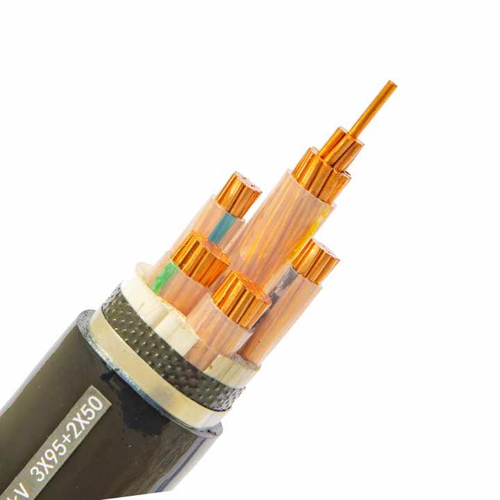 批发ZN-YJV 4X95+1X50平方 耐火电缆 yjv阻燃电缆价格