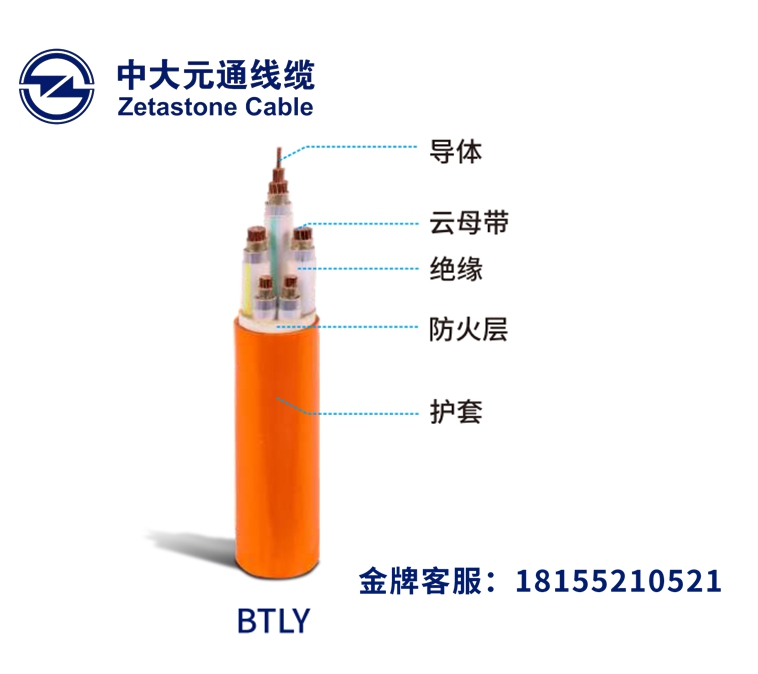 元通BTLY矿物绝缘防火电缆