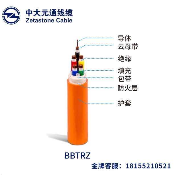 元通BBTRZ柔性矿物绝缘防火电缆